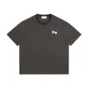 Yidao Vintage 2026 Verano Nuevo Estilo Americano Moderno Nicho de Diseño Cuello Redondo Holgado Casual Versátil Estampado Manga Corta
