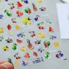 Adesivos de Unha Tensor 3D Girassol Ts-3739 Série de Flores e Frutas Relevadas Estilo Fresh Ins