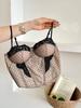 Camisola con Sujetador de Hueso de Pescado de Lunares de Encaje para Mujer, Ropa Exterior con Almohadillas para el Pecho para Adelgazar la Cintura y Espalda Sexy Hermosa, Top de Tubo