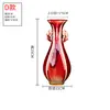 Vaso Cerâmico Antigo Chinês Retro Jun Forno-Mudança Pequeno Tamanho Jingdezhen Decoração Sala de Estar Suporte Antigo Decoração de Entrada Vermelho