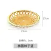 UMC7 Venta al por mayor Cesta tejida pura hecha a mano Plato para freír tempura Cesta de frutas Recipiente para frutas Cesta de bambú Plato para pasteles Fruta