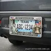 Nuevo marco de matrícula creativo de metal transfronterizo en homenaje a los veteranos para colección conmemorativa y decoración