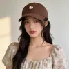 Gorra de Béisbol Nueva Colección Primavera-Verano con Forma de Corazón para Mujer, Versión Coreana, Sombrero Versátil de Copa Suave con Ala Ancha, Hace que la Cara Luzca Más Pequeña, Sombrero de Sol para Parejas