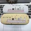 Estuche para Gafas de Dibujos Animados de Gato Lindo Fabricante Venta al por Mayor Portátil Estuche para Gafas Anti-Estrés Estudiante Niños Estuche para Miopía Imprimible L