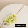 Buquê de flor de orquídea borboleta artificial com sete cabeças, impresso em 3D, com aparência de filme, para decoração de cenários, decoração de hotéis e como elemento decorativo para orquídeas dançantes