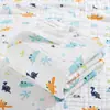Toalla de Baño para Bebé Recién Nacido de Seis Capas de Gasa de Algodón Puro Tipo A Manta Suave para Niños Envoltorio Absorbente para Bebé Recién Nacido