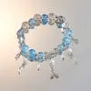 Pulseras de Venta Caliente al por Mayor, Colgantes de Candado Ruyi Estilo Antiguo, Pulseras de Cuentas, Pulseras Versátiles de Temperamento de la Fortuna de Nicho y Pulseras