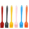 Brocha de Aceite de Silicona con Mango Integrado Brocha para Barbacoa Resistente a Altas Temperaturas Silicona Cepillo para Hornear Brocha para Sazonar Brocha para Freidora de Aire