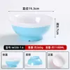 Bol para Fideos Imitación Porcelana Melamina A5, Bol Engrosado Forma de Caracol, Bol para Fideos con Sopa de Res, Bol para Ramen de Tienda de Fideos Bicolor de Pie Alto, Logo Personalizado