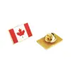 Insignia Broche Bandera Canadiense, Insignia de Moda Trendy para Hombres y Mujeres, Accesorio de Pin para Solapa de Camisa de Traje de Negocios