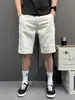 Shorts de Verão de Comprimento Médio 2026, Shorts de Trabalho Estilo Lenhador Frescos para Exterior, Shorts de Praia Largos, Shorts de Sarja Lavada