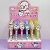 Caneta de gel fofa de desenho animado criativa para pressionar, caneta de assinatura de alto valor de cor, caneta de gel com ponta ST para estudante