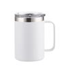Taza de 16 oz Sublimación Asa Taza Taza Aislada de Acero Inoxidable Tapa de Oficina Taza de Café Opción de Regalo de Negocios