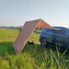 Toldo para Coche con Revestimiento Plateado Tienda Lateral para Coche para Camping al Aire Libre Toldo Lateral para SUV para Cola de Coche 5-8 Personas Toldo