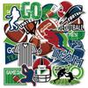 WT033 Rugby Futebol Americano Adesivo de Beisebol Bagagem Decorativa Adesivo À Prova D' Água Carrinho de Viagem Caso Skate