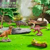 Transfronterizo Nuevo Paisaje en Miniatura Creativo Jurásico Tyrannosaurus Rex Dinosaurio DIY Accesorios Decorativos Mini Adornos para Coche