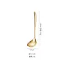 Colher de Sopa Espessa de Aço Inoxidável 304 para Uso Doméstico, Colher Criativa para Hot Pot, Escumadeira, Concha de Sopa para Cozinha, Colher de Servir, Colher de Sopa