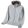 Ropa de Protección Solar para Exteriores UPF50 Protección UV Ropa de Protección Solar Chaqueta con Capucha para Hombre y Mujer Ropa de Protección Solar Ligera Transpirable para Hombre