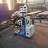 Máquina Automática de Chanfrar Chapas de Aço Multifuncional Dupla Face com Deslocamento, Fresadora de Borda Elétrica Reversível de Mesa Plana