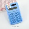 Calculadora Gatinho Desenho Animado Fofo, Mini Computador Portátil para Uso no Escritório, Estudo de Estudante, Computador Pequeno e Estiloso