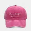 Gorra de Béisbol Retro Americana Unisex Moda Vintage Versátil Gorra de Pico Bordado para Pareja Protección Solar Sombrero para el Sol Exterior