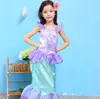 Vestido de Sirena Comercio Exterior Vestido Infantil 2018 Ropa Infantil Vestido de Princesa para Niñas Vestido de Halloween Infantil Ropa
