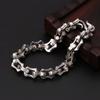 Joias de prata de lei 925 atacado moda corrente versátil moda masculina prata tailandesa personalidade engrenagem criativa pulseira grossa