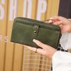 Billetera para Mujer 2024 Nueva Gran Capacidad Billetera Larga Estilo Coreano Billetera con Cierre de Cremallera Moda Bolso Pequeño Bolso de Mano Clutch