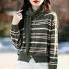 Colección Otoño 2025: Suéter de punto cruzado estilo coreano, imitación fina de lana, cuello redondo, moderno, cómodo y cálido