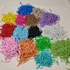 Corrente de etiqueta de roupa corrente de contas joia cordão chave feito à mão corrente de contas acessórios corrente de contas cor de metal pintura