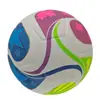 Novo Modelo Bola de Futebol Copa do Mundo 2026 EUA-Canadá-México, Tamanho 5 Laminada, Tamanho 4 Adesiva, Tamanho 3 PU Costurada à Máquina Bola de Futebol PVC Atacado