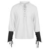 Nuevo Disfraz de Pirata Vikingo Medieval para Hombre Chaleco Camisa Leggings Pantalones Set de Accesorios Ropa Ff14Cos