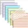 Notas Adhesivas Transparentes Yuede Línea Morandi Transfronteriza para Estudiantes, Adhesión Fuerte, Pegatinas Índice de Papel de Notas de Alta Estética