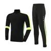 Atacado de roupas esportivas infantis de manga longa para atividades ao ar livre, incluindo tamanhos unissex e para adolescentes, roupas de treino respiráveis e camisas de time com impressão personalizada para jogos de futebol