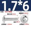 Tornillos autorroscantes de acero inoxidable 304 con cabeza plana en forma de cruz y cola plana Tornillos autorroscantes de cabeza redonda con arandela Tornillos autorroscantes Roscas autorroscantes