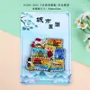 Imán de Refrigerador de Madera de Qingdao Tarjeta de Ciudad Turística Popular de Shandong Souvenir Wenchuang Imán Magnético de Refrigerador Venta al por Mayor