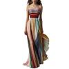 Vestido de color estampado sexy de longitud de tubo europeo y americano nuevo de Amazon 2024, estación independiente transfronteriza