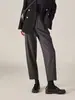 Pantalones de guadaña para mujer de calidad original, nuevo estilo invierno 2023, pantalones harén holgados y de moda, pantalones casuales adelgazantes y cálidos