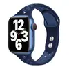 Adecuado para Correas de Todas las Series de Apple Watch S1-10 Estilo Nike Cintura Pequeña Doble Color Hebilla Doble Correa Deportiva de Silicona