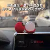 Adornos Personalizados Creativos de Dibujos Animados para el Tablero del Coche, Decoraciones para Coche con Temática Naranja para Año Nuevo