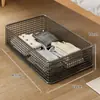 Caja de Almacenamiento Debajo de la Cama Hogar Plano Armario de Almacenamiento de Ropa Cajón Móvil para Juguetes Infantiles Organizador de Almacenamiento Tipo Cajón