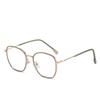 Montura de gafas para miopía para mujer, ajustable, con montura grande, de diseño sencillo, para cara redonda, adelgazante, antiluz azul