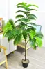 Planta Verde Artificial Estilo Nórdico en Maceta Pequeña Monstera Árbol Falso Planta Decorativa para Sala de Estar Decoración de Piso Flor de Plástico
