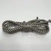 Corda Paracord Poliéster Redonda Sarja Colorida Preta 5mm Cordão para Bolsa DIY Corda de Moletom Calça Corda de Mala