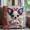 2026 Nova Série de Filhotes Transfronteiriça Estampa Digital Bolsa Tote Acolchoada de Ombro Fashion