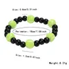 Pulseira de Contas de Madeira Pretas Mais Vendida na Amazon Pulseira de Vôlei Basquete Softbol Futebol Beisebol Pulseira Esportiva Elástica