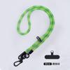 Cordão para Celular Pendurado no Pescoço Transversal 8mm Tira Trançada Corda Curta para Pulso Capa de Celular Cadeia de Cordão Atacado Fábrica