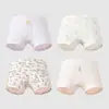 Roupa Íntima de Algodão Puro para Meninas Dingmi Urso, Classe A, Sem Apertar, Macia e Amiga da Pele, para Meninas, Crianças de Tamanho Médio e Grande, Boxer de Algodão