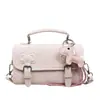 Bolsa de Mão Lisa Simples Estilo Coreano Nova Tendência Primavera/Verão 2026 Bolsa de Ombro com Personalidade Estilo Ins Bolsa Transversal Elegante e Estilosa