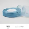 Cinta de Gasa de Nieve de 2 cm Rosa Material para Manualidades Lazo Accesorio para el Cabello Cinta para Empaquetar Sombreros Venta al por Mayor Hecho a Mano